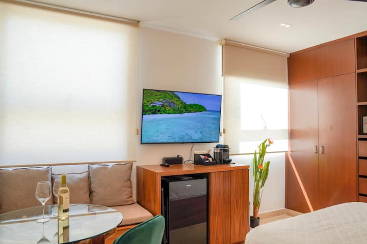 Kitchenette Studio With Amazing Rooftop Ocean View - Playa del Carmen