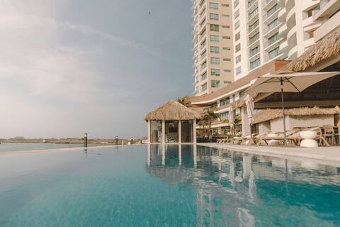 Rio y Mar: luxurious dpto. with panoramic view!