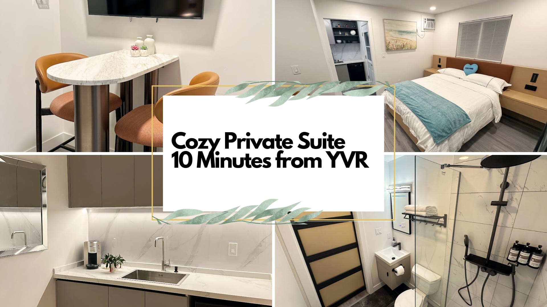 Cozy Private Suite - 10 Mins YVR/Skytrain (North)