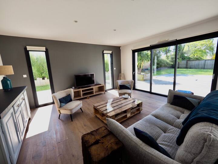 3min De La Mer - Villa Avec Piscine Et Jardin Clos - Vannes
