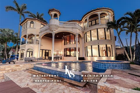 LVS Villa Rhodes: Palatial Waterfront Beach Estate