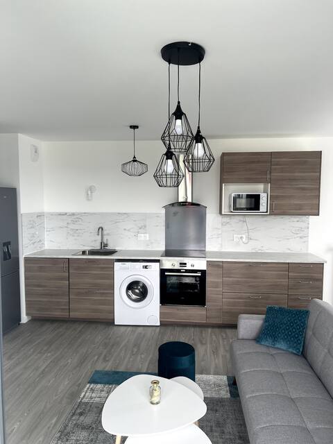 Stunning 3 rooms with balcony & parking - 5 people