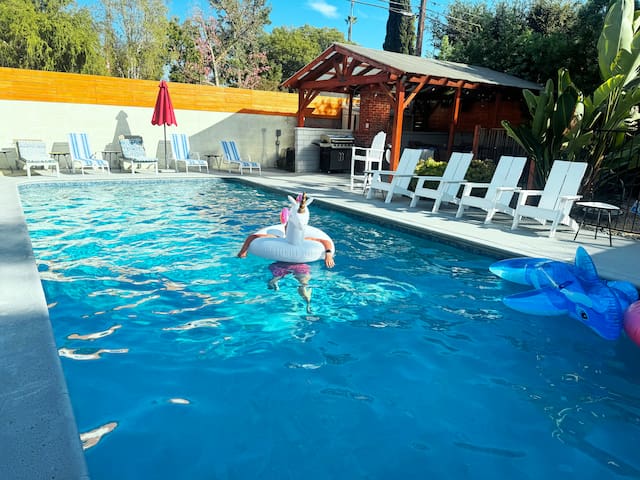 ༄Near Universal ༄ Hollywood༄huge heated POOL༄Games