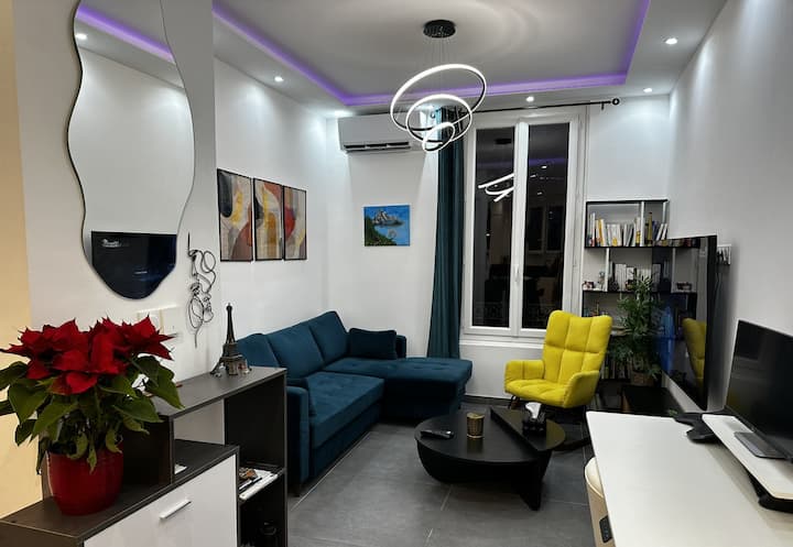 Luxe Neuf • 2ch/2sdb • Clim • 4-6p• Garage Gratuit - Niza