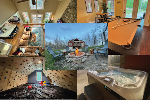 Sleeps 24 | Game Rooms, Hot Tub in New River Gorge