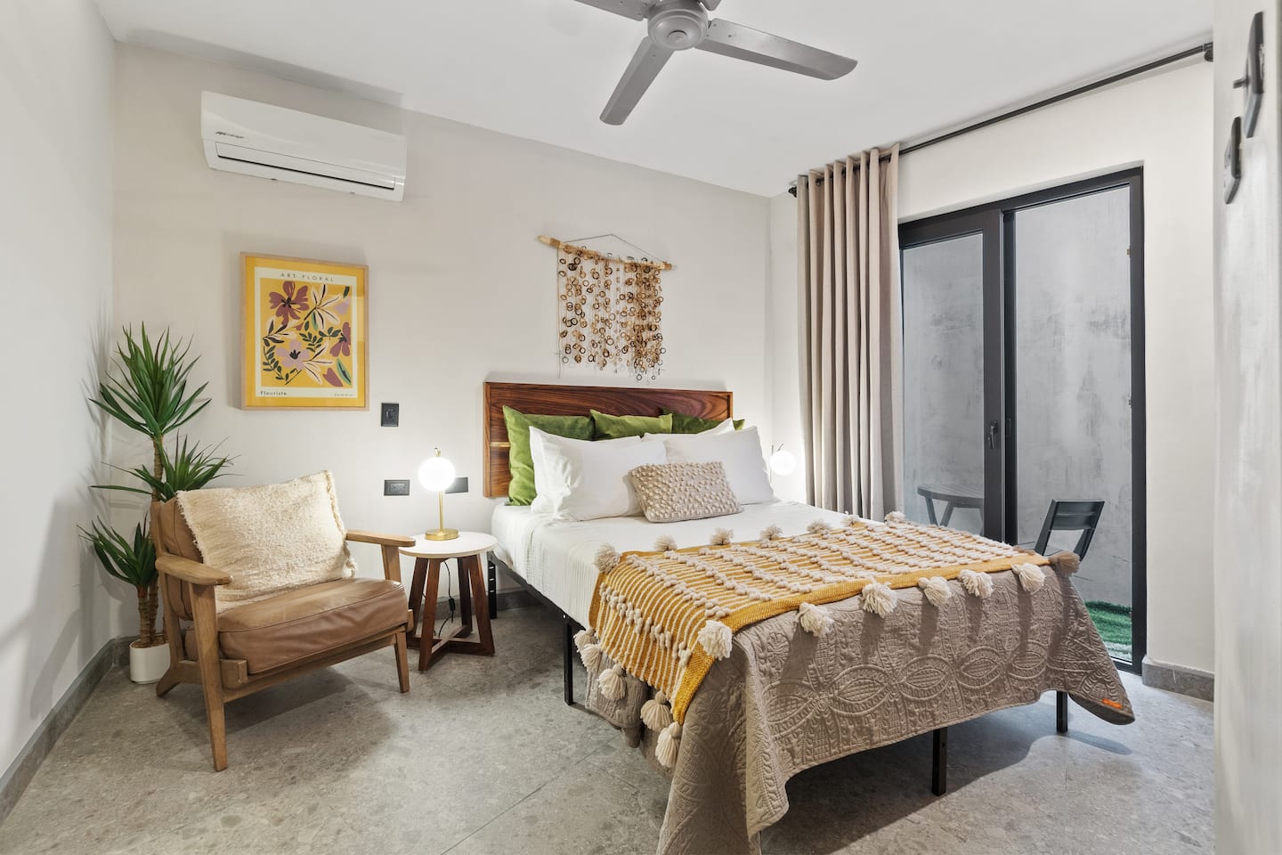 Settle into your room for the week. Every detail here was chosen on purpose.