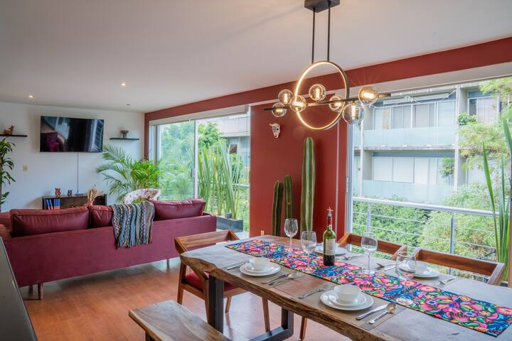 Pent House Bohemian Condesa 3 bedroom Villa w/AC gallery image 5