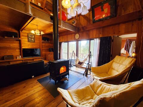 Azumino's largest private villa/BBQ, natural hot springs, groups, and families, it is also convenien