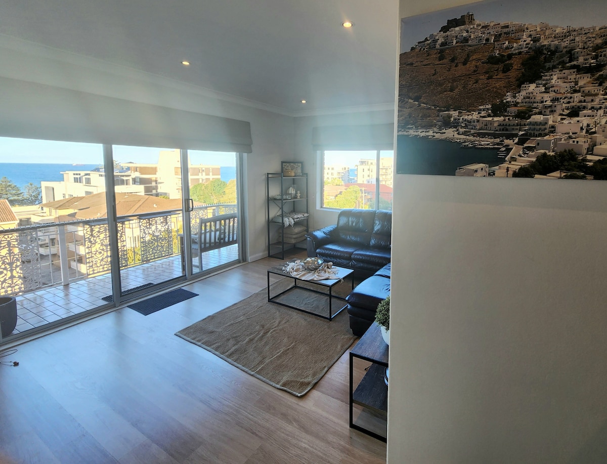 Disfruta de amplias vistas al mar, al horizonte y al sur.