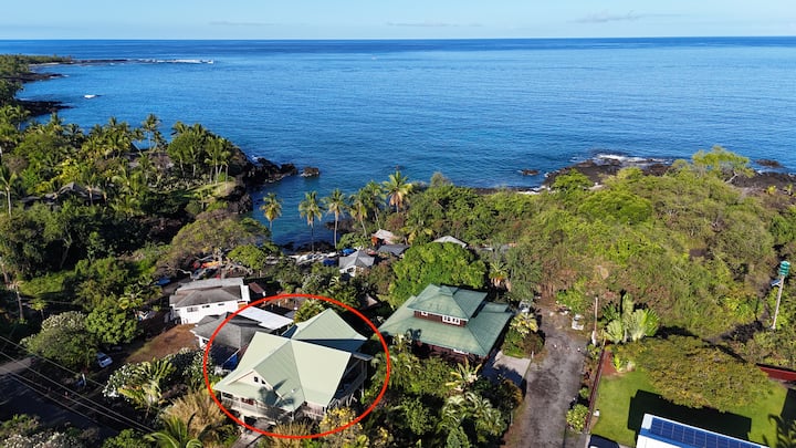 Amazing Views Of The Ocean, Steps To Beach - Captain Cook, HI