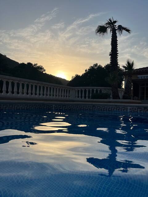 Large luxury villa with heated pool