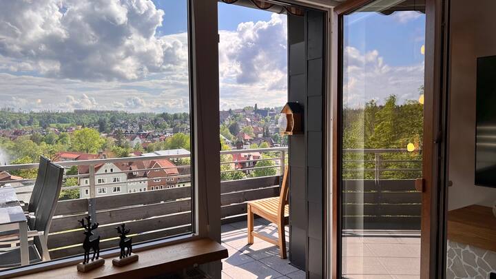 Ferienwohnung Aussichtspunkt - Sauna, Traumblick - Braunlage