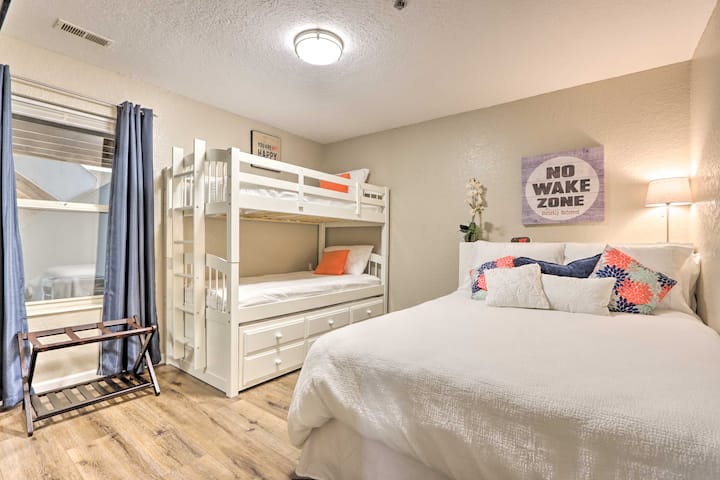 Twin Bunk Beds and twin trundle bed 
Queen Bed 
