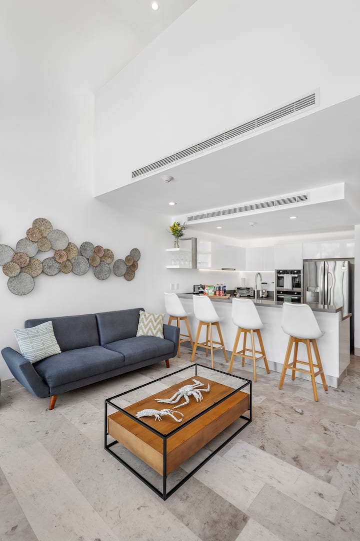 Loft 213 | 2 Queen Bed+mamitas Bc+steps To Beach. - Playa del Carmen