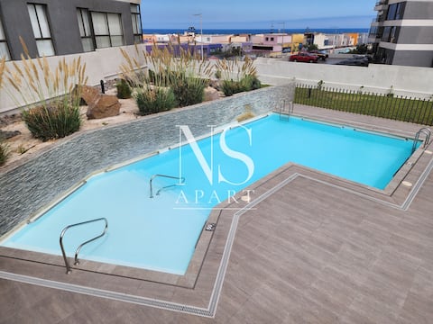 Modern and comfortable apartment with incredible ocean views