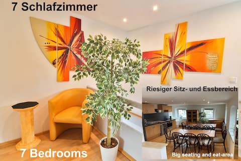 For large groups/+20 people/7 bedrooms