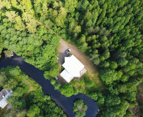 Serene Forestnest: swimming pond-sauna -Grillhouse