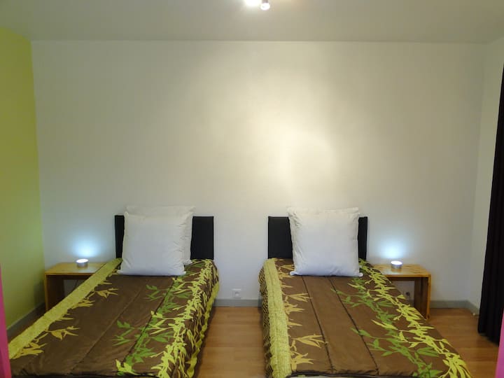 Spavaća soba br. 3: jednostruki kreveti (90 x 190 cm).