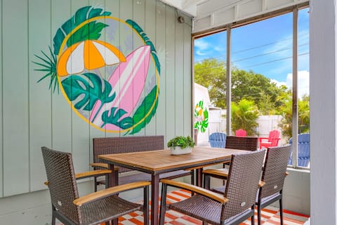 Heated Pool~2 Miles St Pete Beach~Hot Tub~Games!