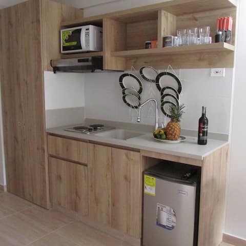 Top performing Airbnb: Furnished loft, Bogotá's downtown in Santa Fé