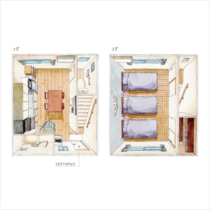 5 Min To Okayama Sta /Parking /Bike /Private Stay - 岡山市