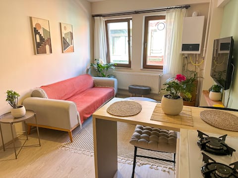 In the heart of the city. Air conditioned.