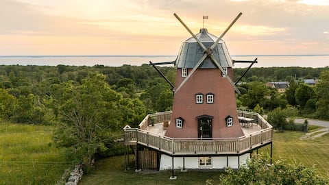 Windmill with the best sunset view