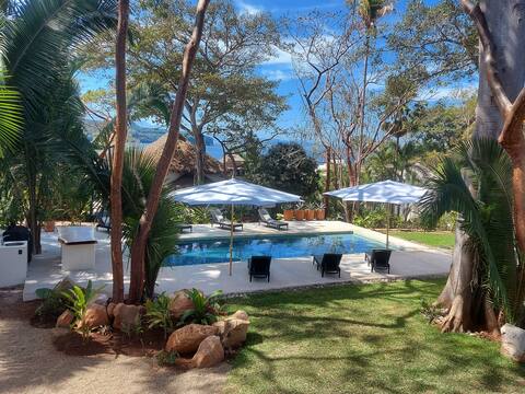 Great house in the jungle with ocean views