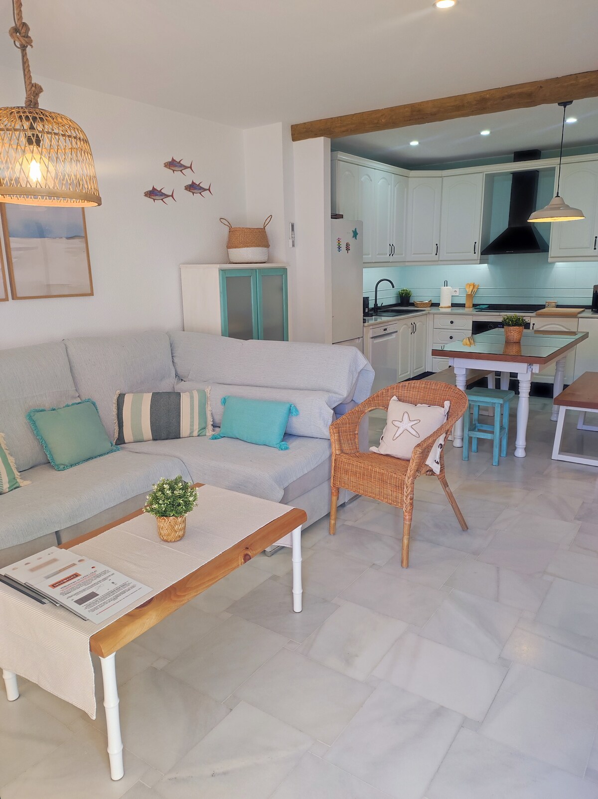 Popular Airbnb listing: Casa Lola Conil - rooftop with ocean view and parking in Conil De La Frontera
