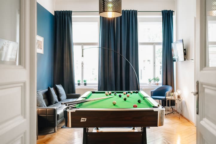 Family Suit with Pool Table and Cinema room
