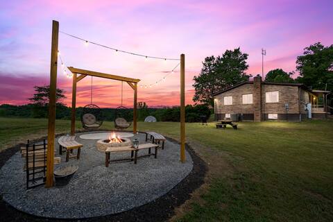 Rolling hills/Amazing view/Firepit/Mins to ACE+NRG