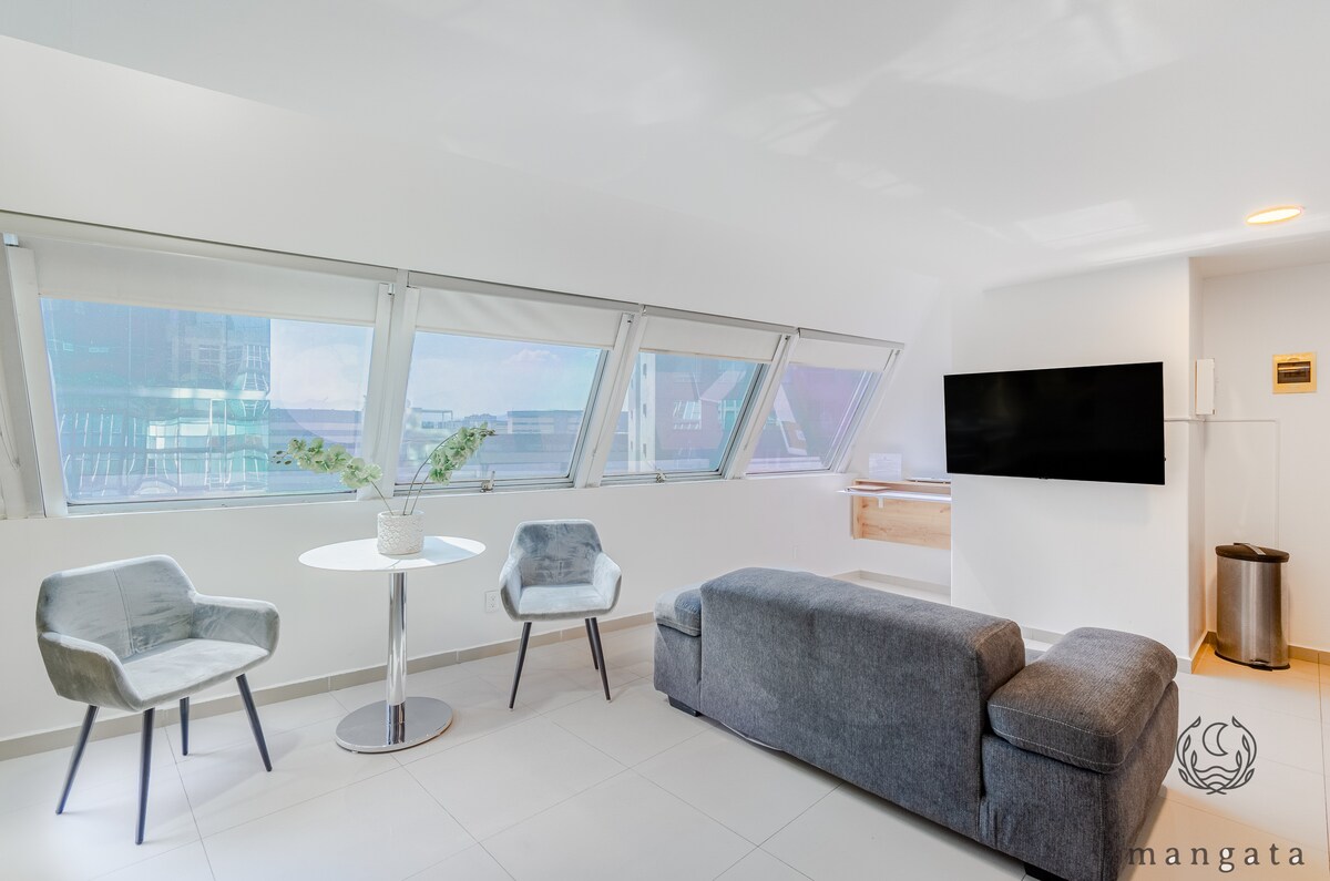 Successful Airbnb property: Fully equipped loft in Polanco - A/C & amenities in Reforma Social