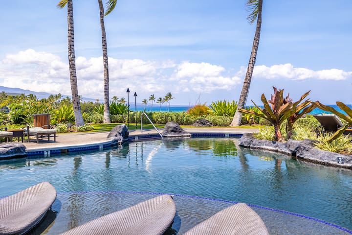 Hali’i Kai 9B Waikoloa Beach, Golf Pkg & Golf Cart