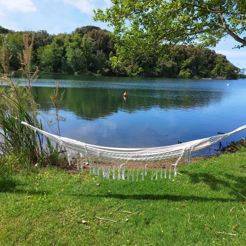 lake cottage by the sea