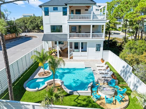 Sleeps 26! Huge New Loaded! Golf Cart, Firepit etc