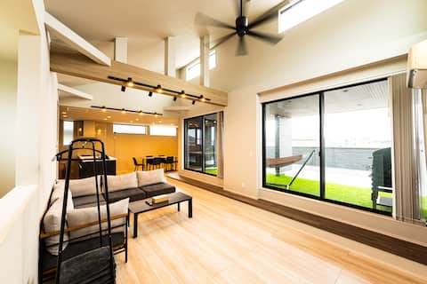 Built in the summer of 2024, 4LDK house/Maximum 20 people/BBQ, 2 showers & baths/Hammock/Children's