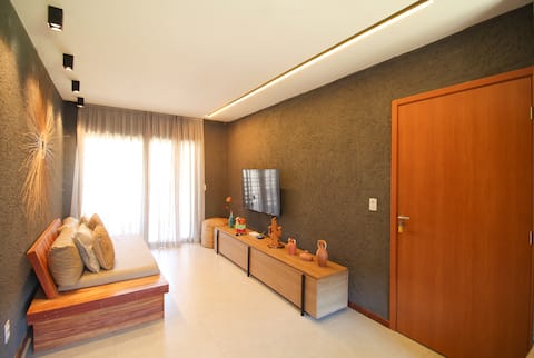Top Airbnb: Amazing FLAT | Patacho Beach | W/AC | W/WIFI em Porto De Pedras