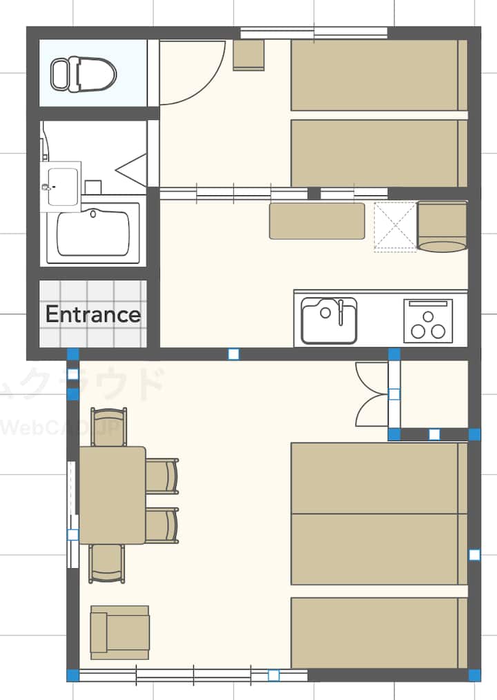 Family-friendly Stay In Quiet, Central Tokyo #101 - Roppongi