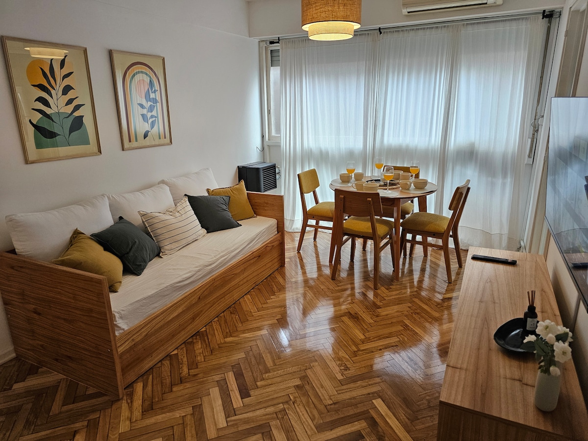 Departamento de 1 dormitorio con lavarropas en San Nicolás