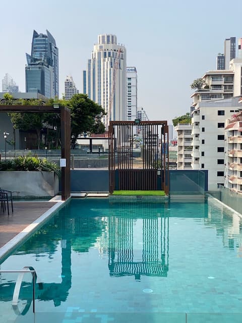 Luxury 3 beds, 2BR near BTS Asok, Terminal 21