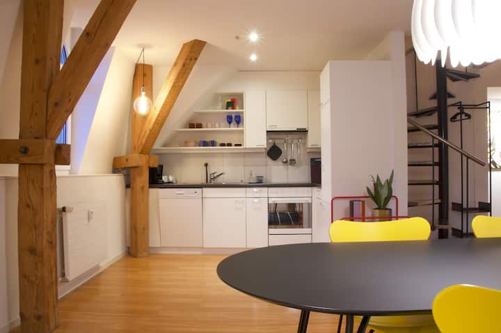 Reliving – Historic Loft Duplex In The City Center - Lucerne
