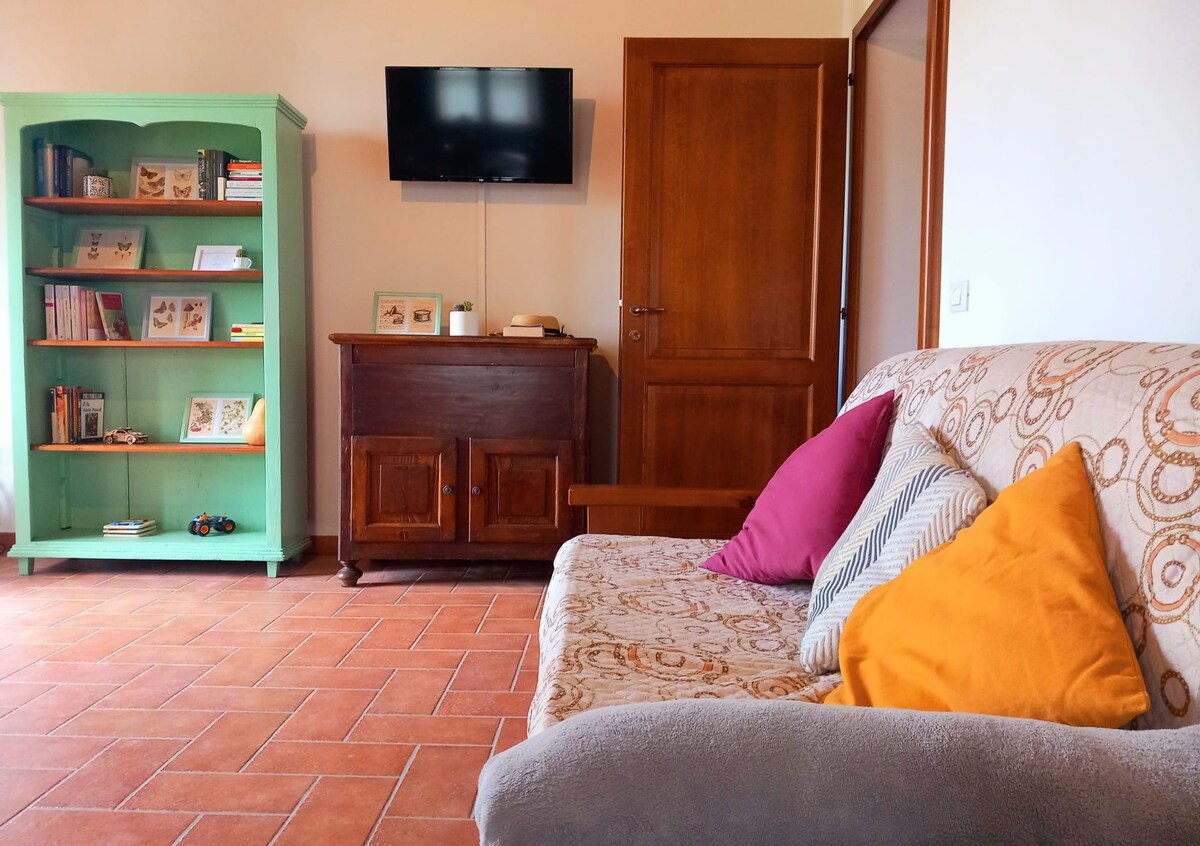 Annonce Airbnb populaire: Il Tramonto in Ripavecchia Apartment with pool à Città Della Pieve