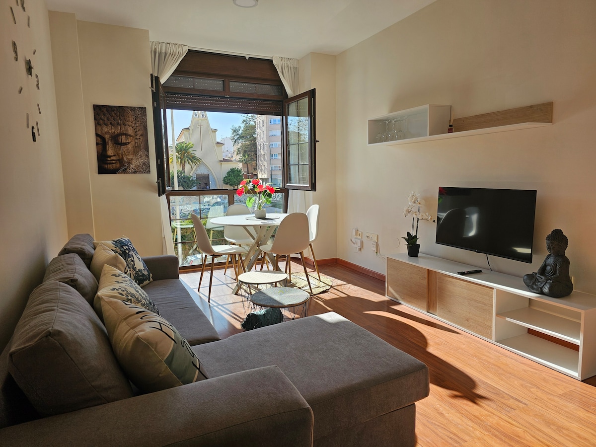 Top Airbnb: Sunny apartment in the Historic Center CMS Rosaleda in La Goleta