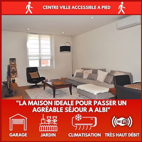 La Pause du Savoir Albigeois - Garage - Air conditioning
