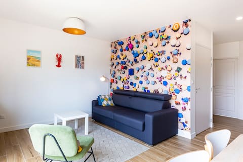 Successful Airbnb property: Les Amarres, 6 people. Dunes and Sea, Blériot beach. in Sangatte