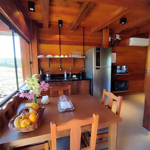 Imóvel de sucesso: Rustic cabin with whirlpool in Serra Gaúcha em Farroupilha