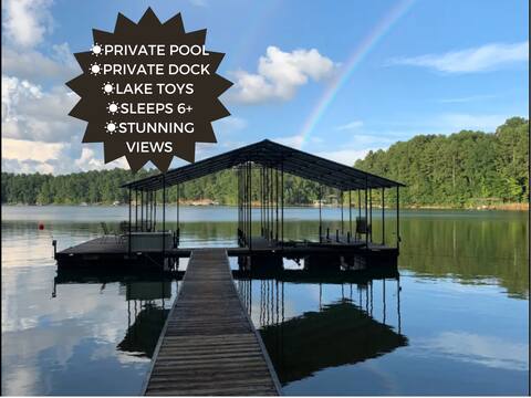 Lake Hartwell: Private Pool, Dock, Pets, Fire Pit