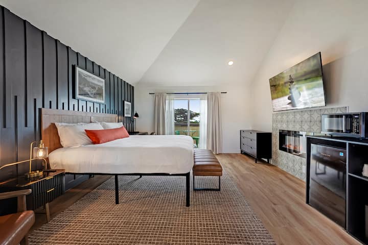 King Room | Bodega Bay View + Sonoma Coast Stay - Bodega Bay