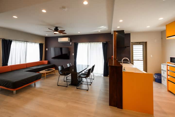 【Orange House】2024年完成の新築物件 / 自然と快適さが融合した宮古島の隠れ家 - 宮古島