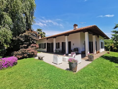 Green oasis near the beach